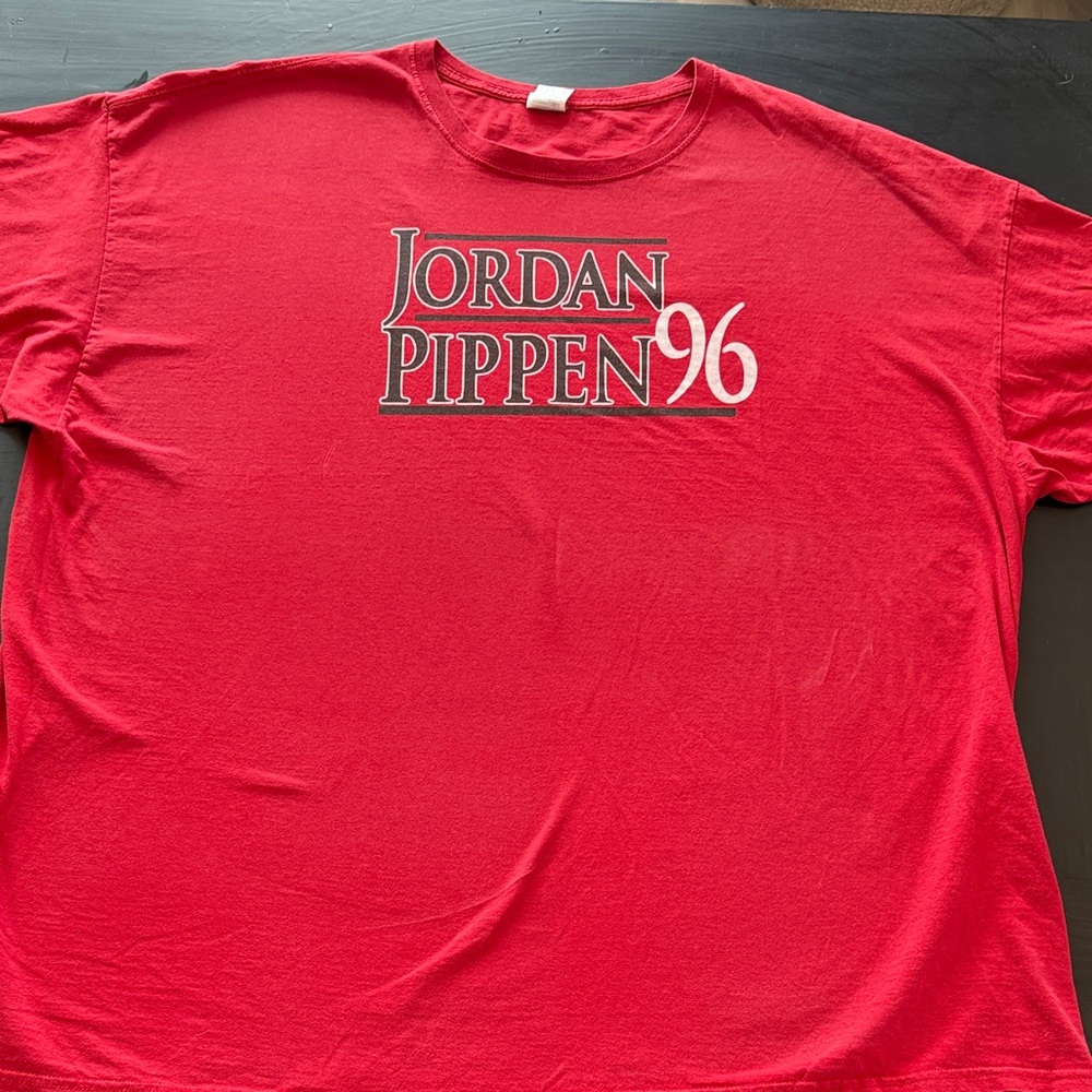 Jordan Pippen VTG Fruit Of The Loom T Shirt size 4XL